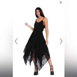 BlackMilk black handkerchief dress